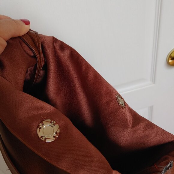 A Dark Brown Faux Leather Purse - Picture 4 of 4